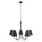 Savoy House Meridian 5Lt 32" Chandelier, Black - M100142MBK