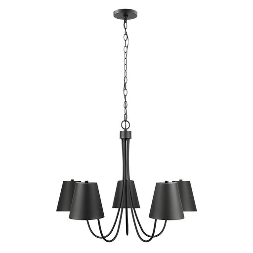 Savoy House Meridian 5Lt 32" Chandelier, Black