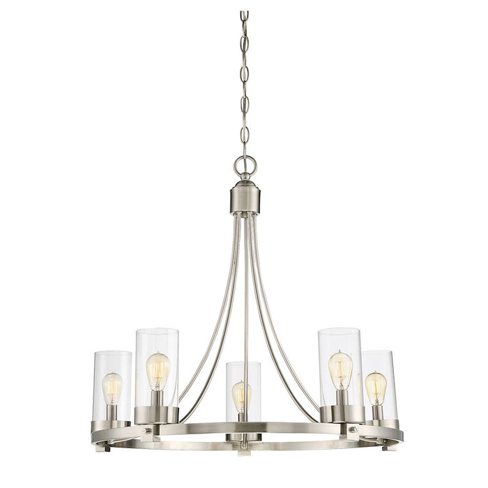 Meridian Modern 5 Light Chandelier