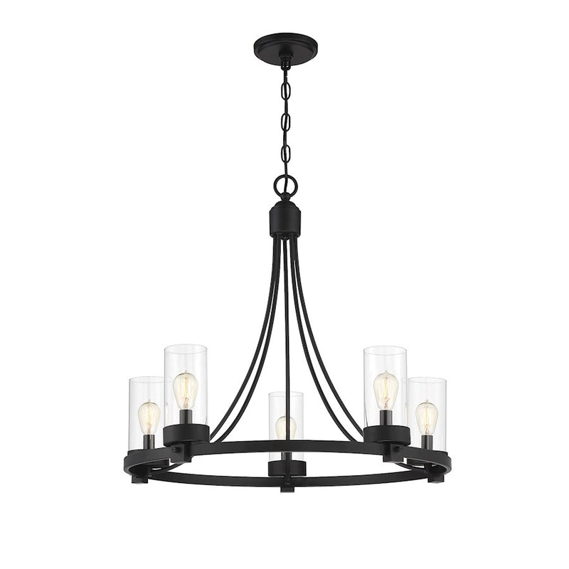 Meridian Modern 5 Light Chandelier