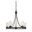 Meridian Modern 5 Light Chandelier
