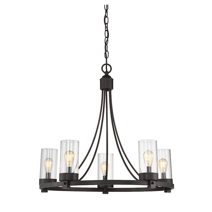 Meridian Modern 5 Light Chandelier