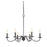 Savoy House 6-Light Chandelier, Aged Iron