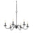 Savoy House 6-Light Chandelier, Aged Iron