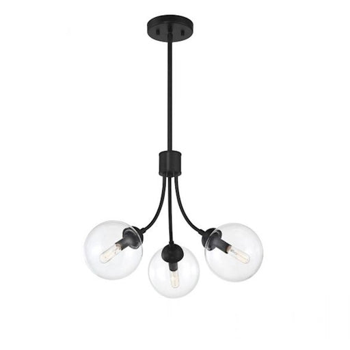 Meridian Mid-Century 3 Light Chandelier