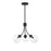 Meridian Mid-Century 3 Light Chandelier