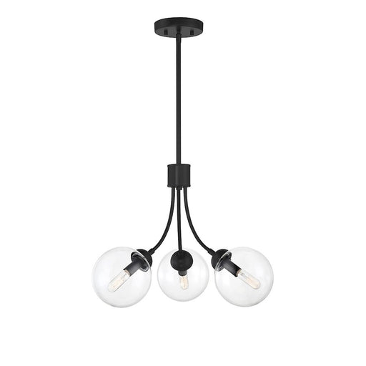 Meridian Mid-Century 3 Light Chandelier