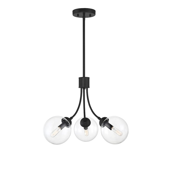 Meridian Mid-Century 3 Light Chandelier