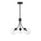Meridian Mid-Century 3 Light Chandelier