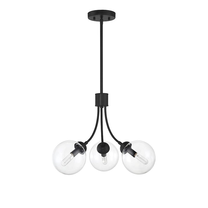 Meridian Mid-Century 3 Light Chandelier