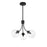 Meridian Mid-Century 3 Light Chandelier