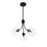Meridian Mid-Century 3 Light Chandelier