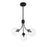 Savoy House 3-Light Chandelier, Matte Black