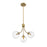 Savoy House 3-Light 14" Chandelier, Natural Brass - M10057NB