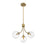Meridian Mid-Century 3 Light Chandelier