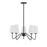 Meridian Mid-Century 5 Light 12" Chandelier
