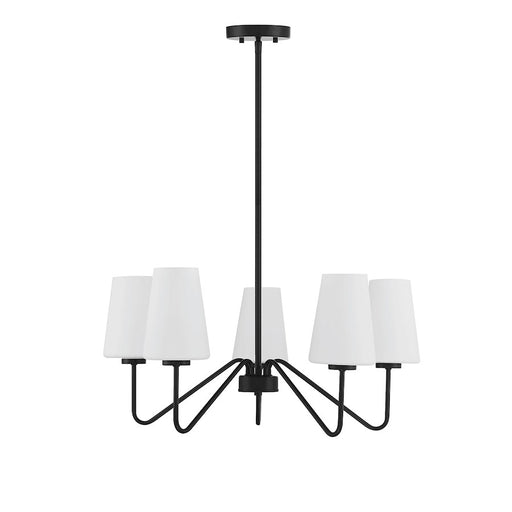 Meridian Mid-Century 5 Light 12" Chandelier