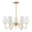 Meridian Mid-Century 5 Light 12" Chandelier