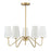 Savoy House 5-Light 12" Chandelier, Natural Brass - M10060NB