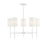 Savoy House 5-Light 25" Chandelier, Bisque White - M10067BQW