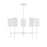 Savoy House 5-Light 25" Chandelier, Bisque White