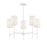 Savoy House 5-Light 25" Chandelier, Bisque White