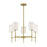 Savoy House 5-Light 15" Chandelier, Natural Brass - M10067NB