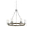 Savoy House 6-Light Chandelier, Greywood Chrome