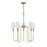 Savoy House 5-Light 29" Chandelier, Natural Brass