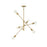 Meridian Contemporary 6 Light 12" Chandelier