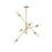 Meridian Contemporary 6 Light 12" Chandelier