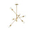 Meridian Contemporary 6 Light 12" Chandelier