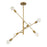 Meridian Contemporary 6 Light 12" Chandelier