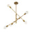 Meridian Contemporary 6 Light 12" Chandelier