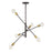 Meridian Contemporary 6 Light 12" Chandelier