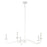 Savoy House 5-Light 7" Chandelier, Bisque White