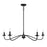 Savoy House 5-Light 7" Chandelier, Matte Black - M10085MBK