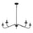 Savoy House 5-Light 7" Chandelier, Matte Black