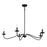 Savoy House 5-Light 7" Chandelier, Matte Black