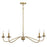 Meridian Traditional 5 Light 7" Chandelier