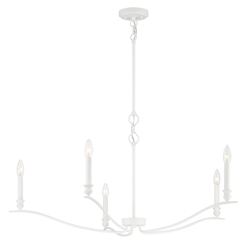Meridian Transitional 5 Light Chandelier