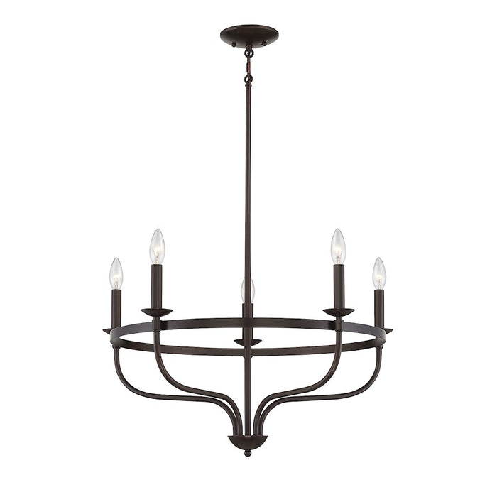 Savoy House 5-Light 15" Chandelier, Oil Rubbed Bronze - M10087ORB