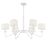 Savoy House 6-Light 42" Chandelier, Bisque White