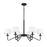 Savoy House 6-Light 18" Chandelier, Matte Black - M10092MBK