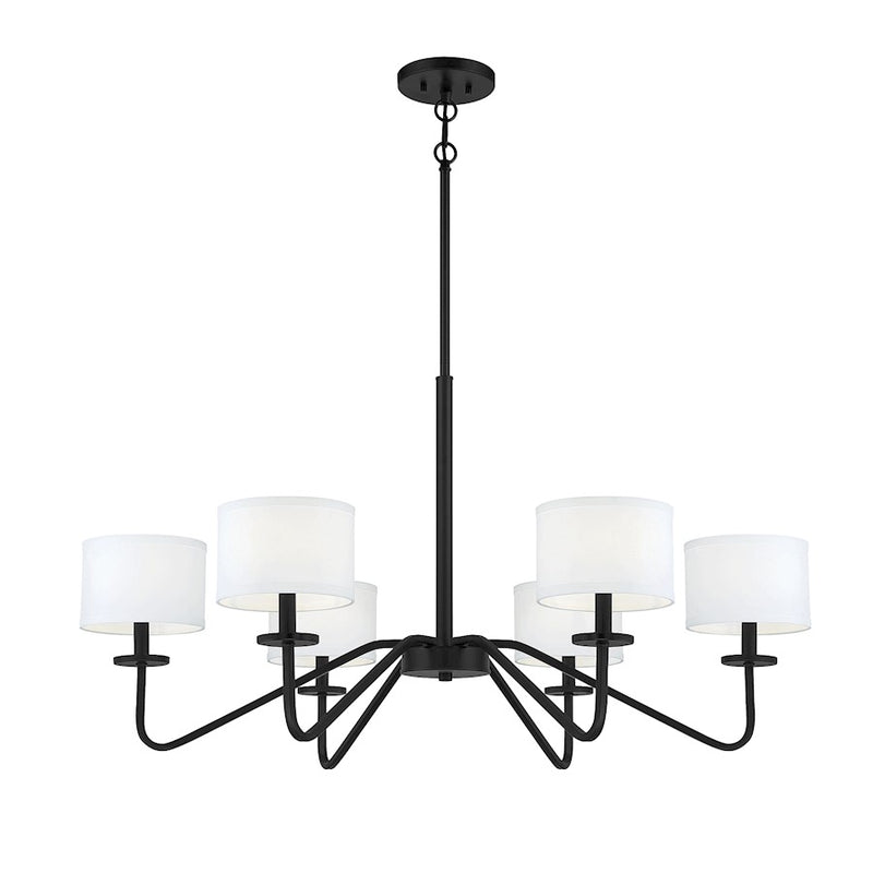 Meridian Transitional 6 Light 18" Chandelier