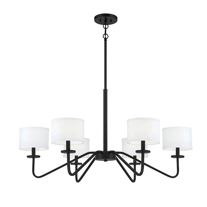 Meridian Transitional 6 Light 18" Chandelier