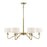 Savoy House 6-Light 18" Chandelier, Natural Brass - M10092NB