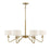 Meridian Transitional 6 Light 18" Chandelier