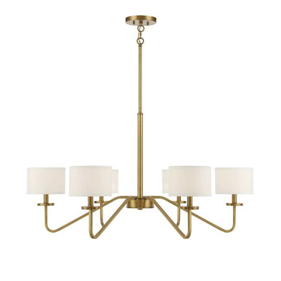 Meridian Transitional 6 Light 18" Chandelier