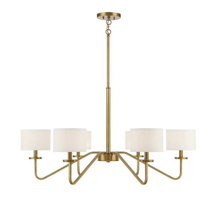 Meridian Transitional 6 Light 18" Chandelier